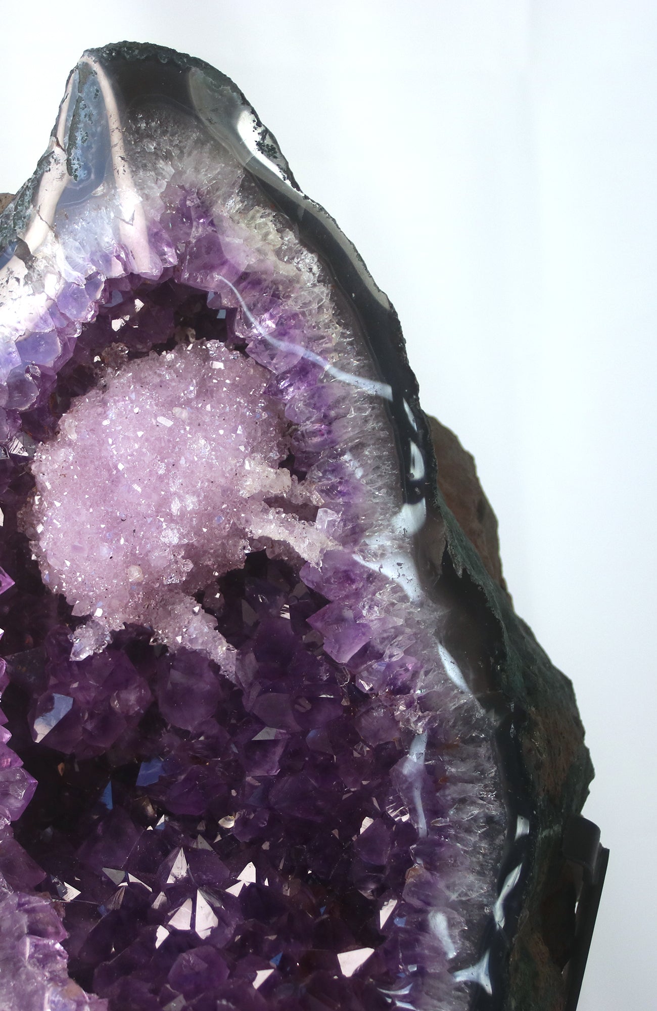 Amethyst Geode (AA Grade) on Stand